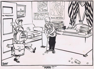 Illustration for article titled A Brief History Of Sports In Political Cartoons
